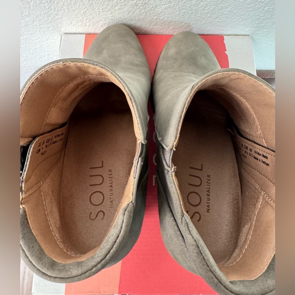 Soul Naturalizer Haley booties light gray size 6.5 🩶🩶 - Picture 9 of 12
